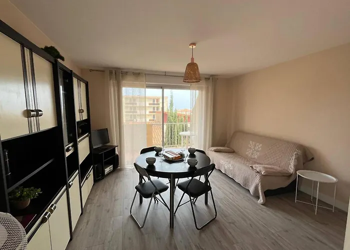 2 Etoiles A 50m De La Avec Balcon Et Parking Prive - Fr-1-619-143 דירה